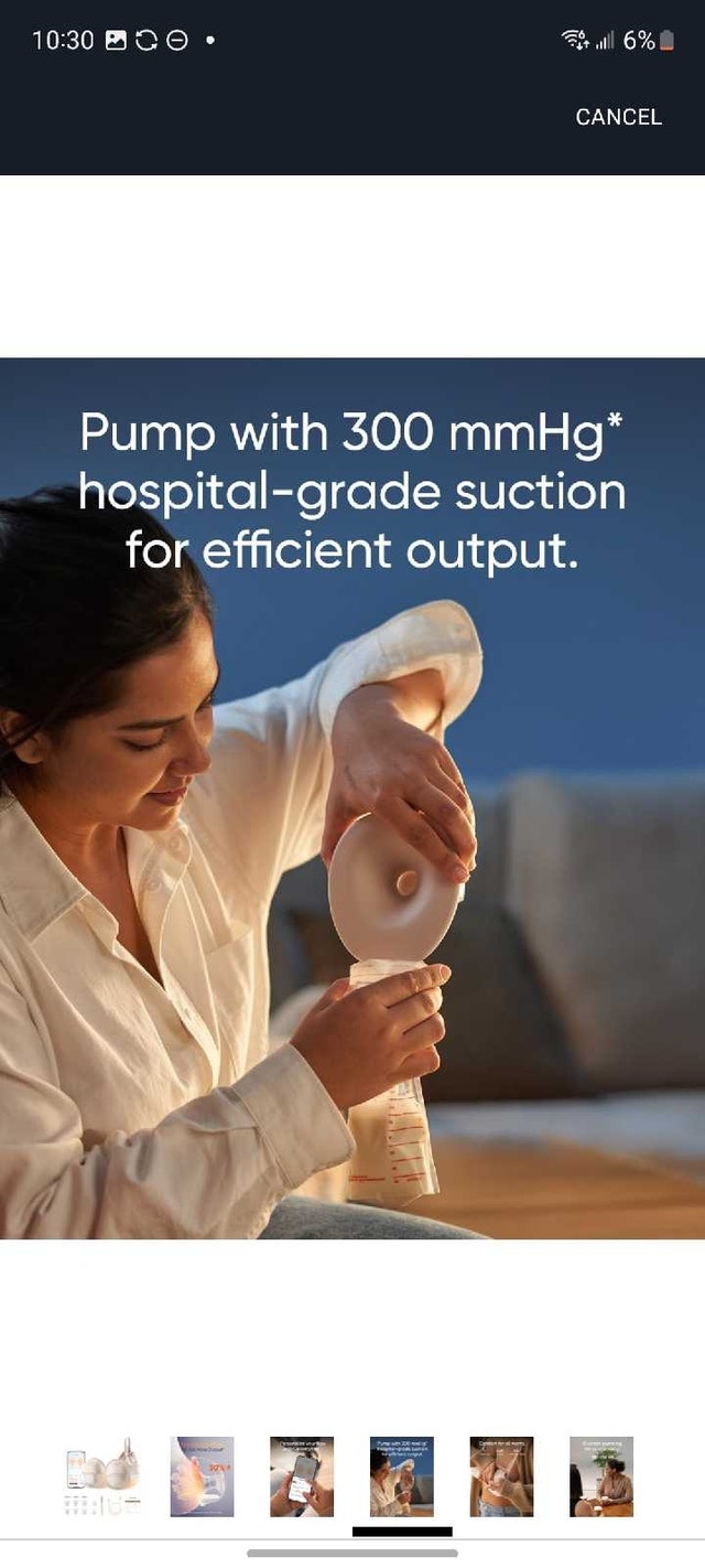 New sealed eufy Wearable Breast Pump S1 - photo 4