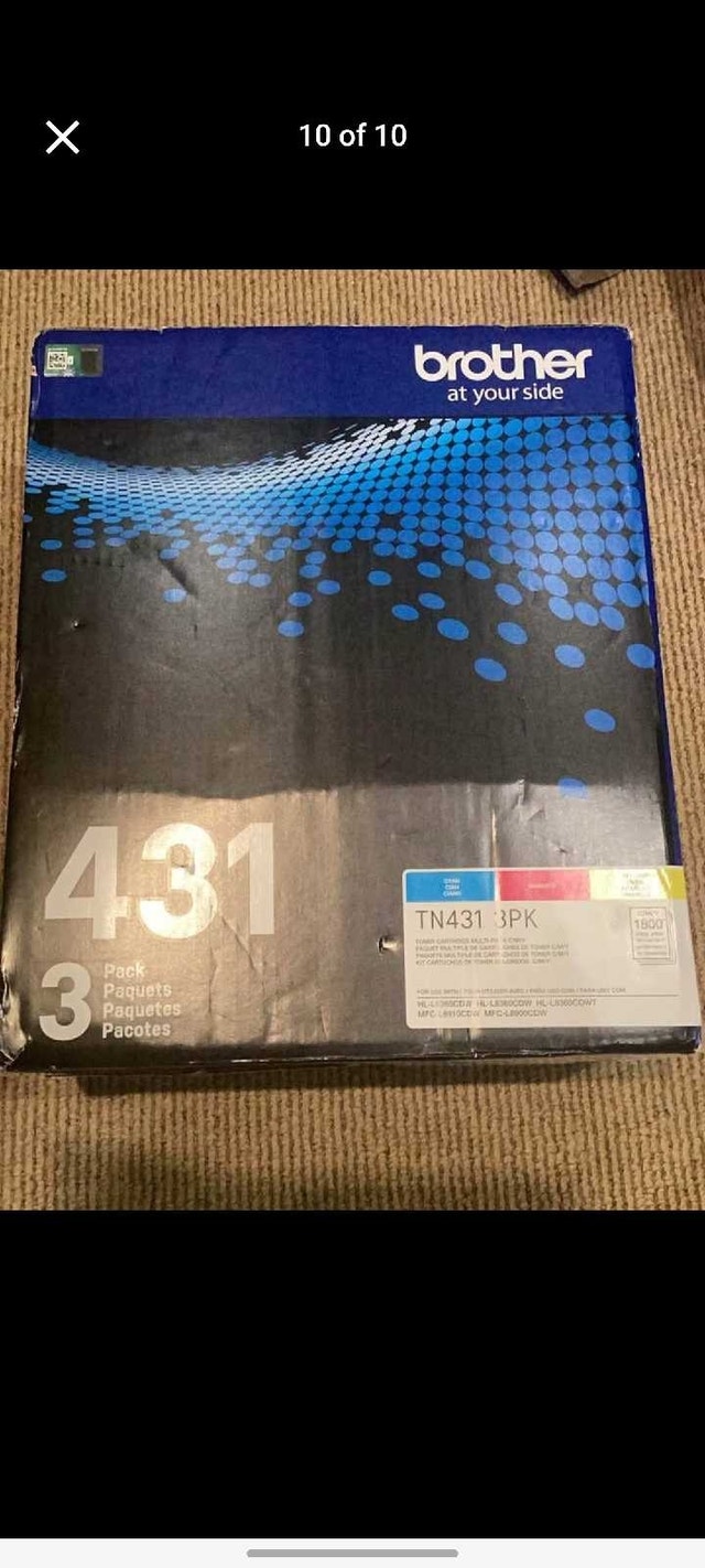 New Brother Genuine TN431 3pk Colour Toner Cartridge - photo 4