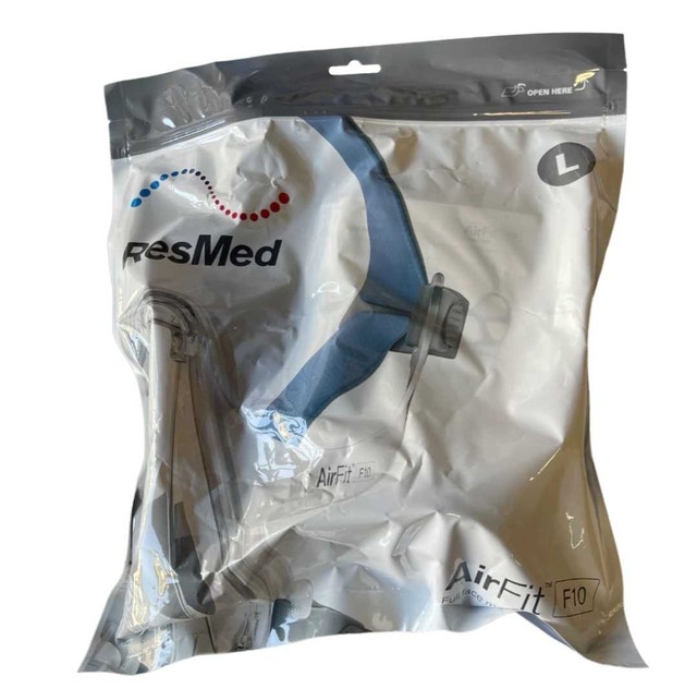 New sealed Resmed AirFit F10 CPAP mask