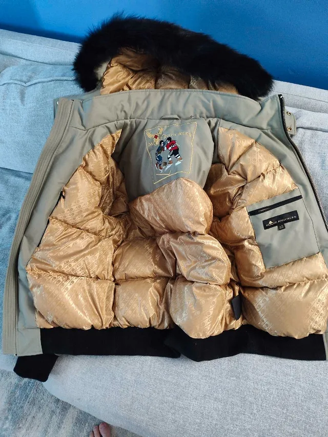 Moose knuckle jacket mens Gold series sage/ NEW FIRM image indicator(2)