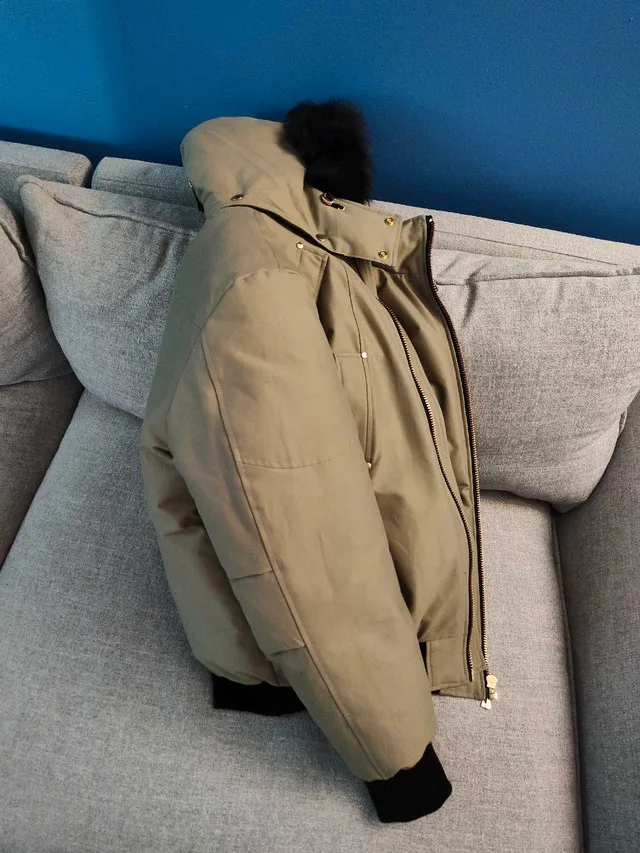 Moose knuckle jacket mens Gold series sage/ NEW FIRM image indicator(7)