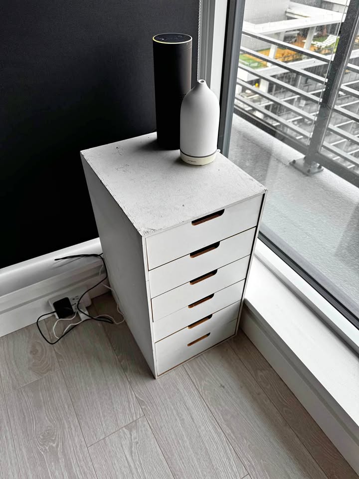 White IKEA drawers