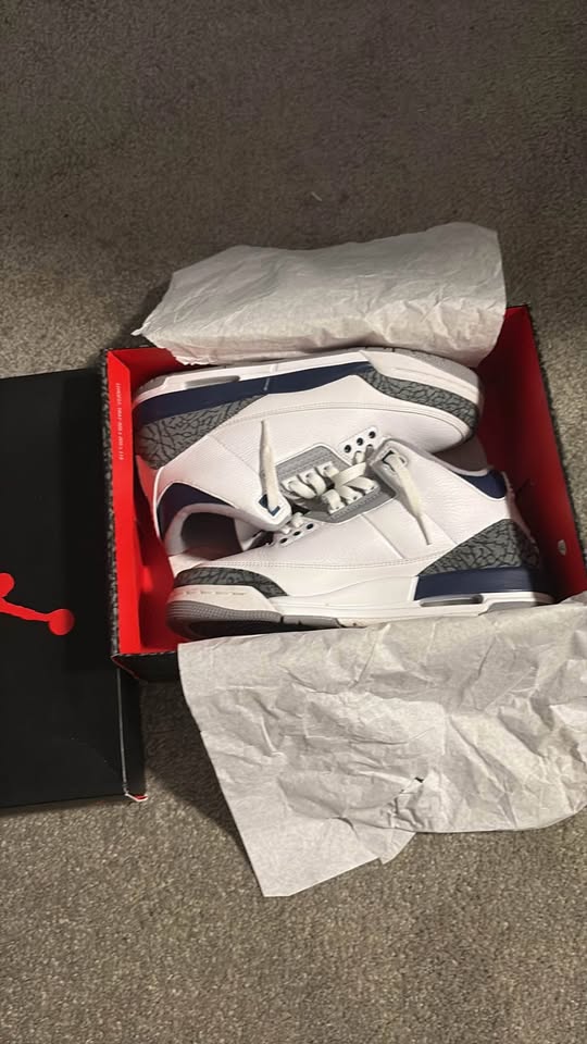 Jordan 3 Midnight Navy - photo 2
