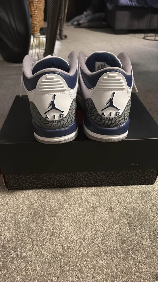 Jordan 3 Midnight Navy - photo 4