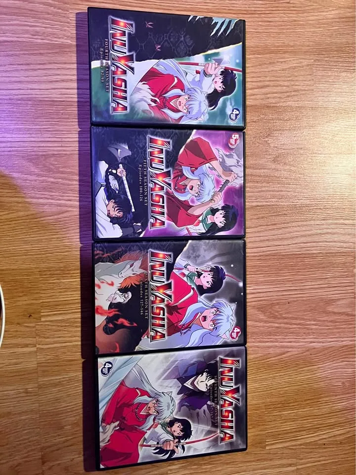 Inuyasha DVD season sets 4-7 thumbnail