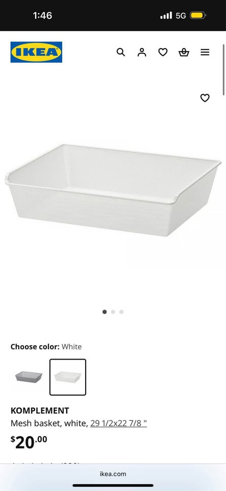 Ikea Pax komplement wire drawers - photo 3