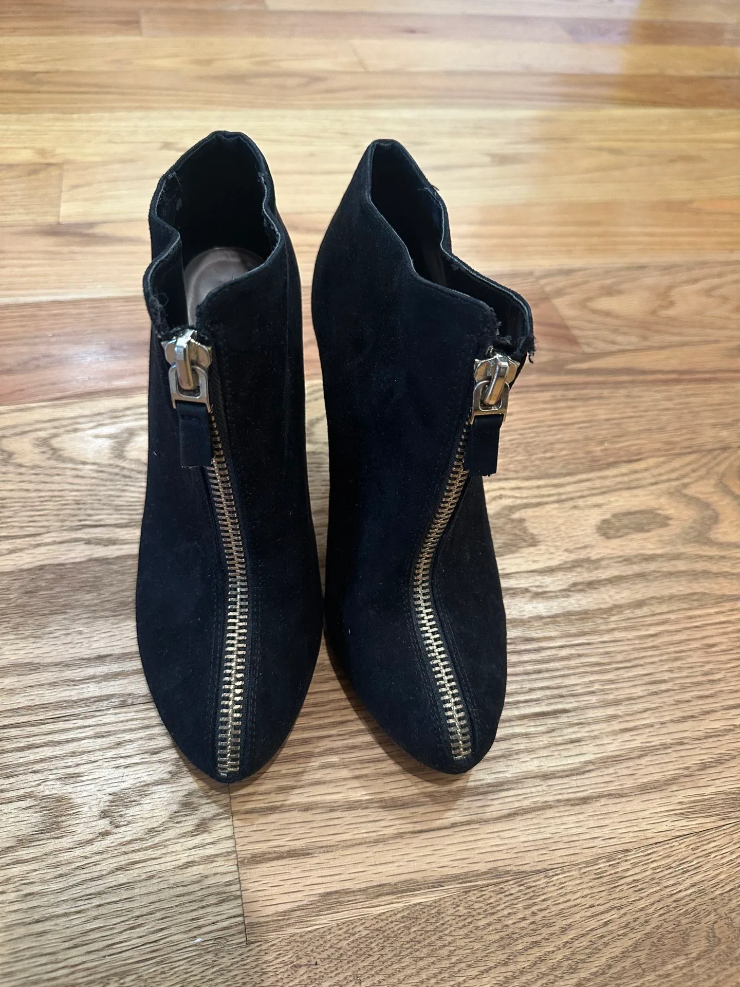 Zara Zip Front Booties