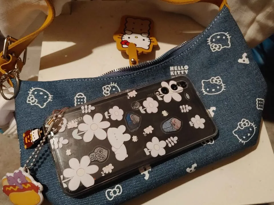 Hello Kitty Denim Shoulder Bag + Coin Purse Pendant image indicator(5)