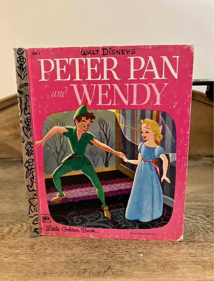 1952 Peter Pan & Wendy Little Golden Book