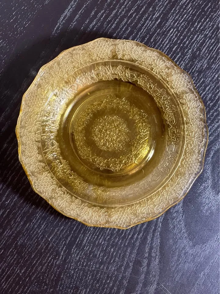 Federal Glass Normandie Plates Set of 4 image indicator(3)