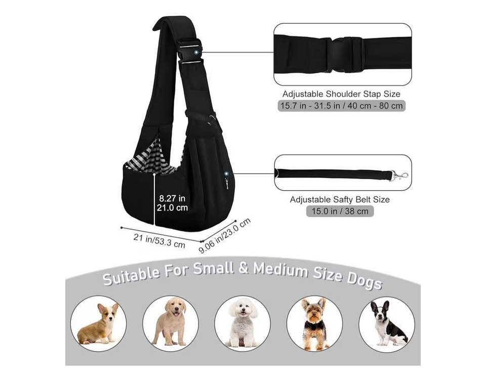 Pet carrier sling for small dog - photo 2