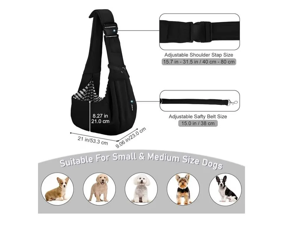 Pet carrier sling for small dog image indicator(2)