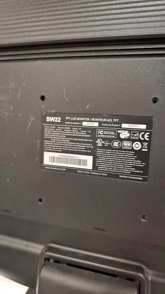 Omnitech 22 inch monitor