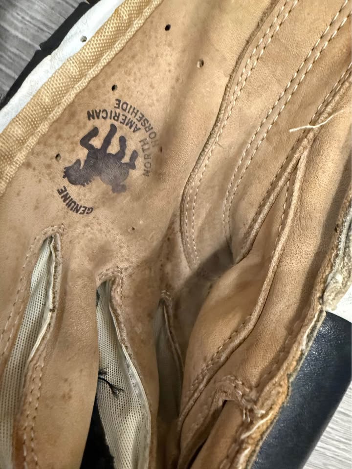 VINTAGE hockey RAWLINGS RHG 20 LEATHER HOCKEY GLOVES 15-1/2" 39C - photo 5