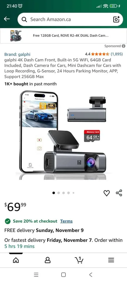 Brand new dash cam image indicator(3)