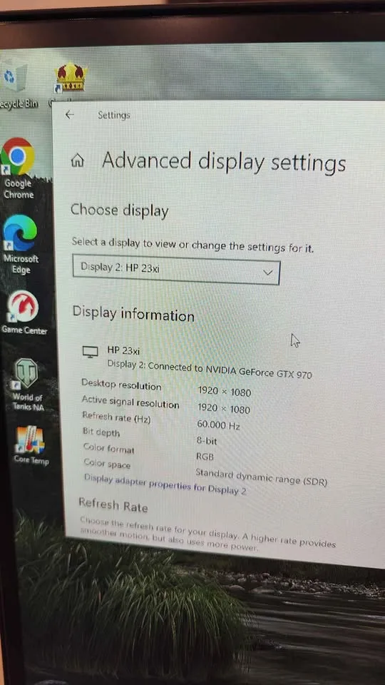 HP Pavilion monitor 23inch image indicator(4)