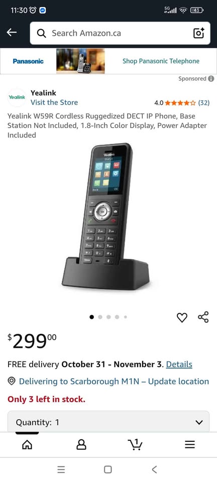 Yealink W59R dect cordless phone (2 units) - photo 4