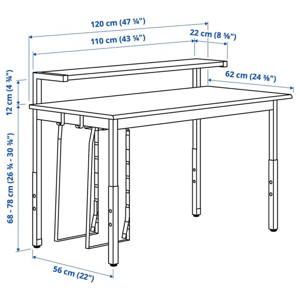 IKEA GAMING DESK - photo 2