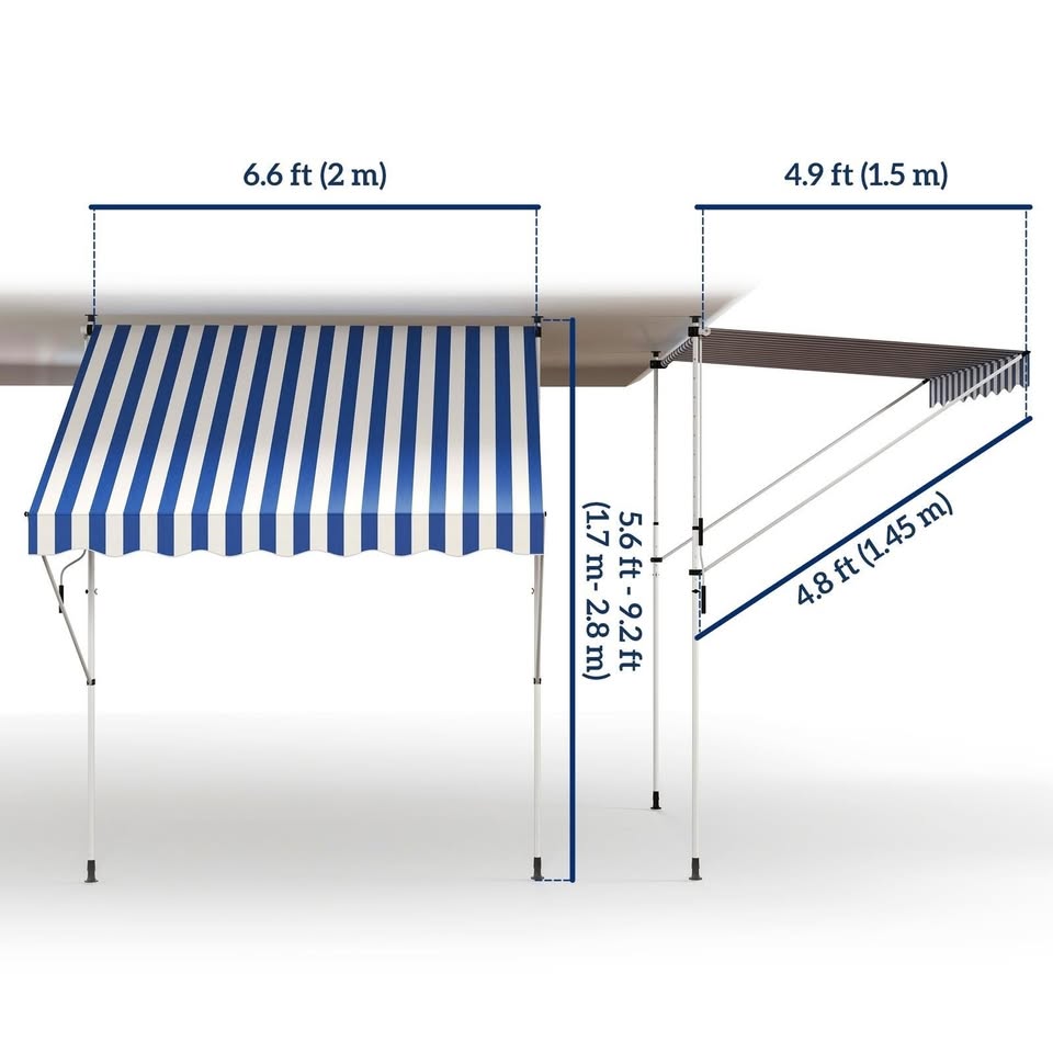 Outsunny Retractable Patio Awning - photo 2