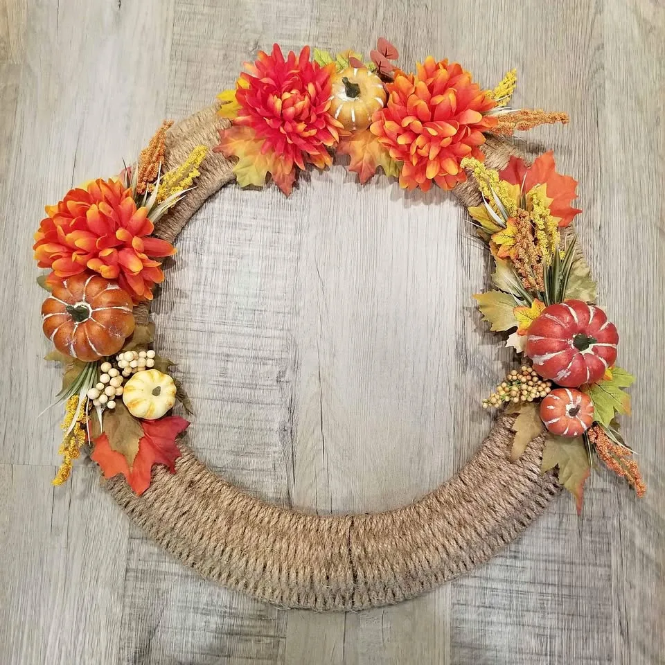 Handmade Fall Wreath