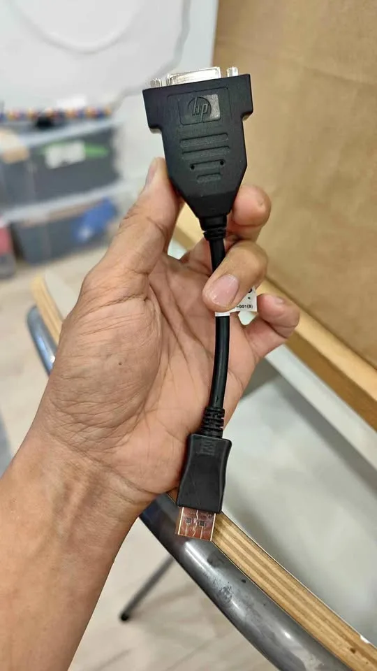 Display Port to DVI adapter