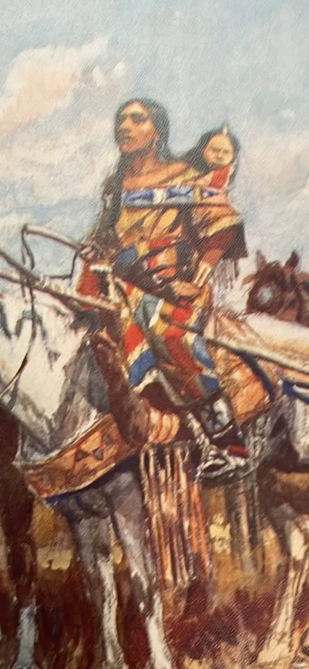 Charles M Russell Print - “Breaking Camp” - 19”x14” image indicator(2)