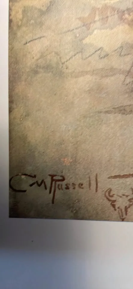 Charles M Russell Print - “Breaking Camp” - 19”x14” image indicator(4)