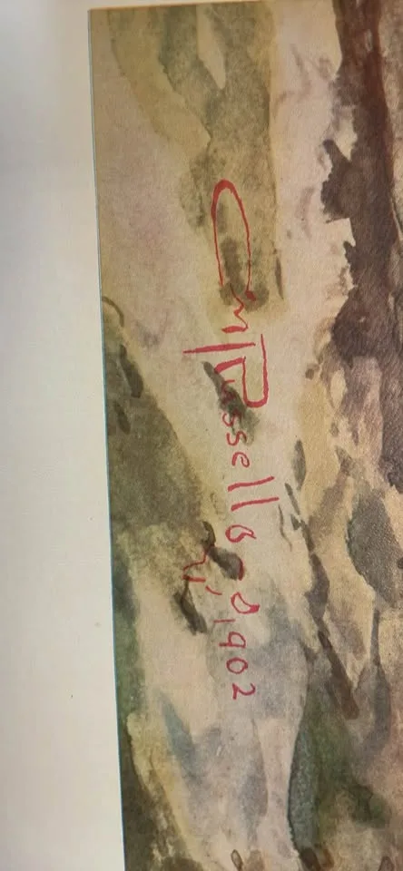 Charles M Russell Print - “Redskin Raiders” - 19x14 image indicator(2)