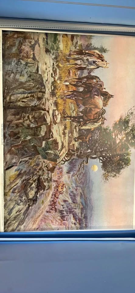 Charles M. Russell Print - “The Innocent Allies” - 14” x 10”