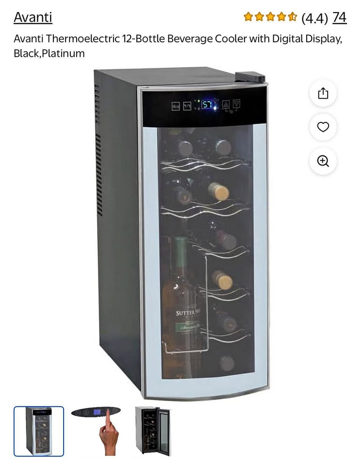 Avanti wine fridge