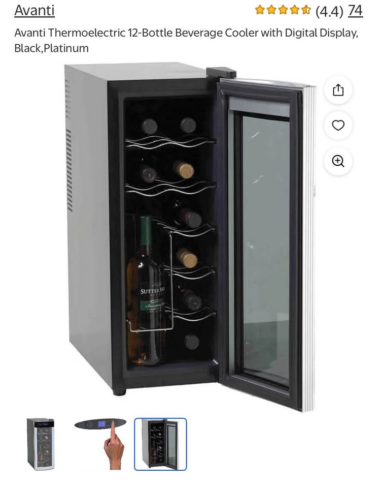 Avanti wine fridge - photo 2