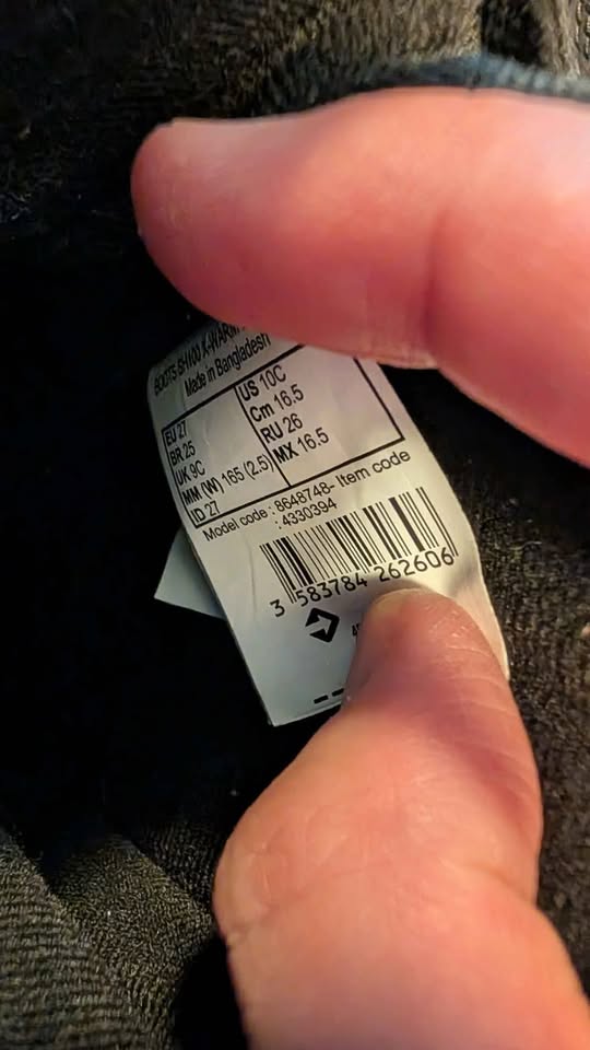Decathlon Kids Winter Boots Unisex Size 10C - photo 3