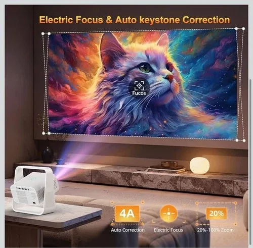 Smart 108P Wifi And Bluetooth Projector image indicator(4)