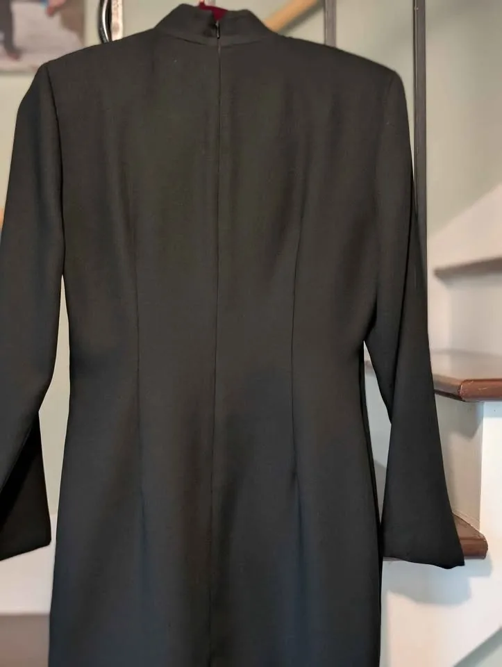 Vintage Women's Black Cocktail Dress, Size 6 Petite image indicator(2)