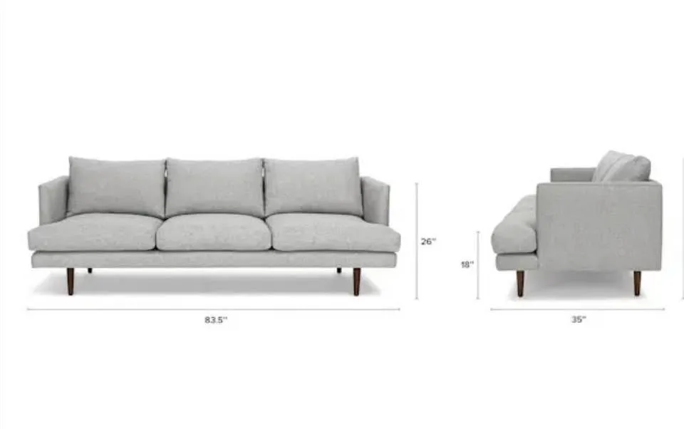 ARTICLE Burrard sofa in sea salt grey, lightly used! image indicator(2)