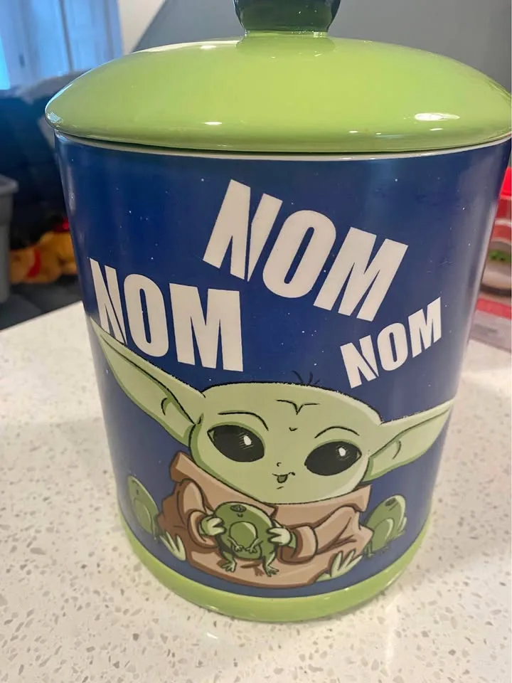 Baby yoda cookie jar thumbnail