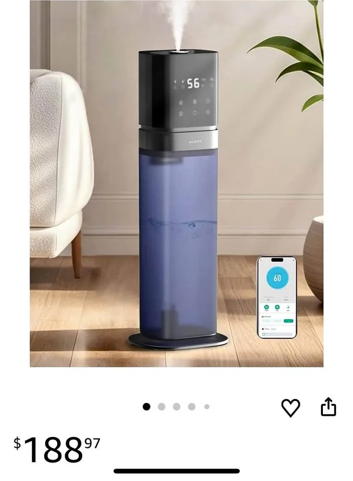 🌸Brand New 🌸Smart Humidifier Large Room, Extended Tube&Night Lig