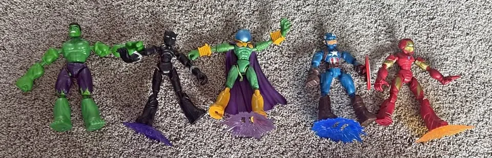 Bend and flex Marvel Action Figures
