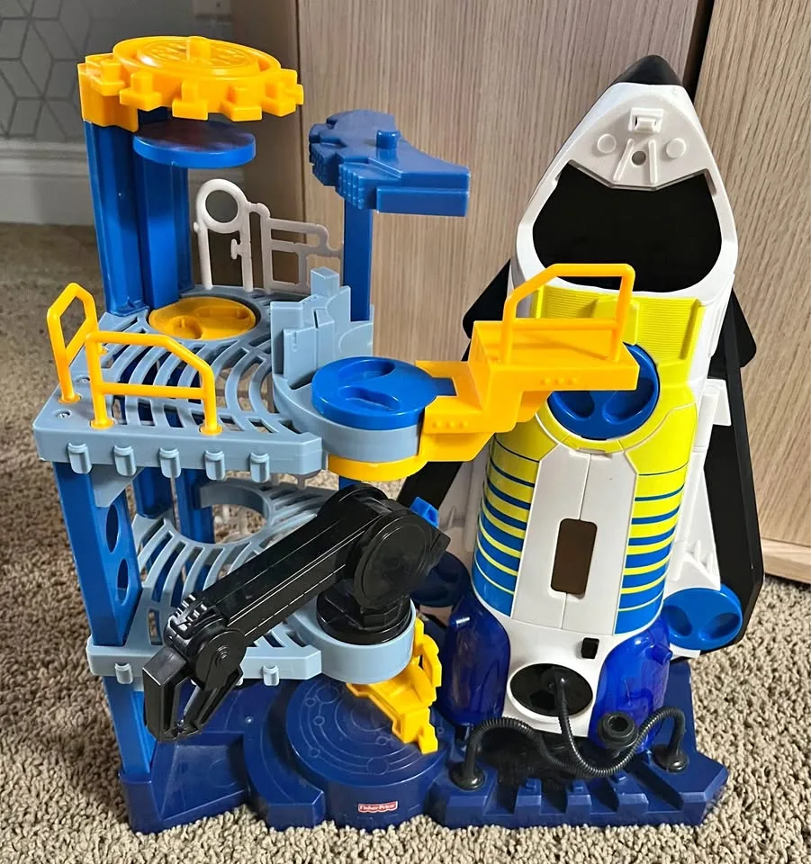 Space Center with Rocket