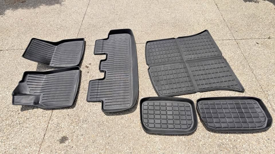 Tesla Model Y Floor Mats Rigid All Weather