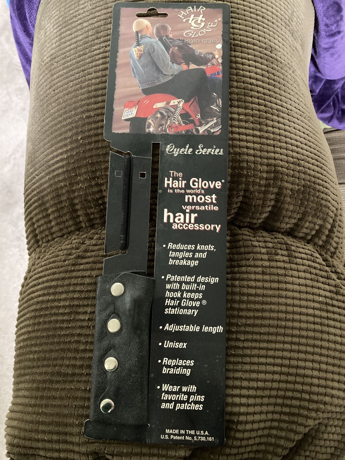 Leather Hair Glove