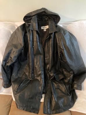 BIG MEN’S LEATHER WINTER COAT 4XL
