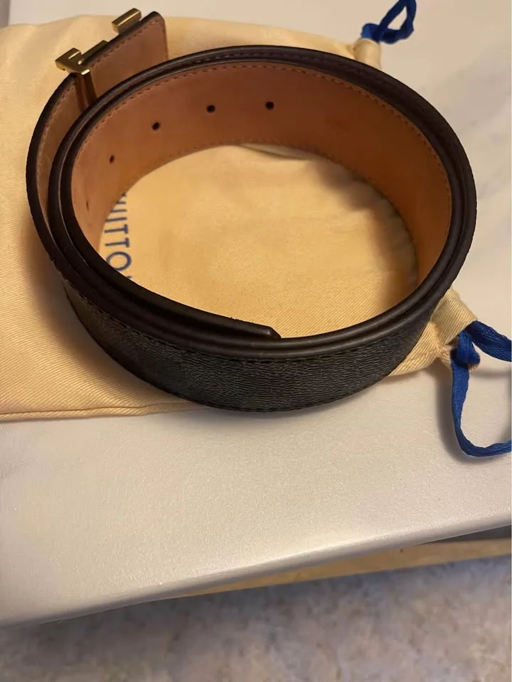 LV BLACK BELT WITH GOLD BUCKLE image indicator(2)