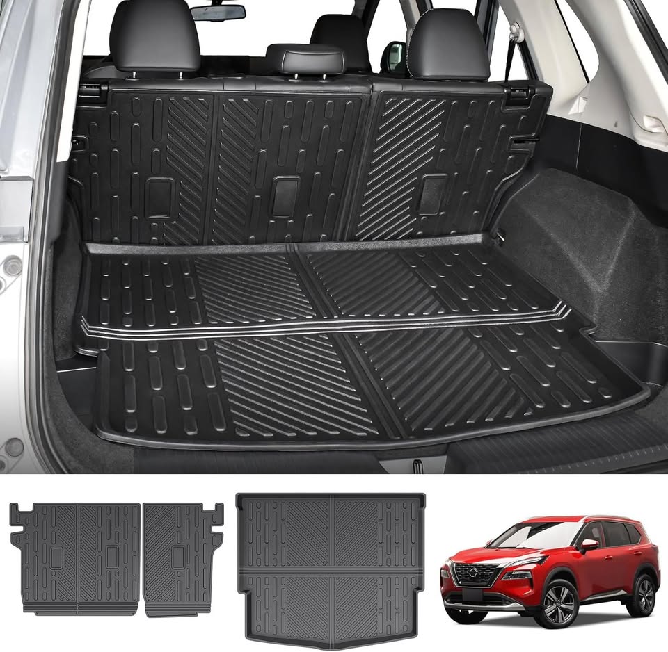 Nissan Rogue Cargo Mat and Seat Back Covers 2021-2024 - photo 2