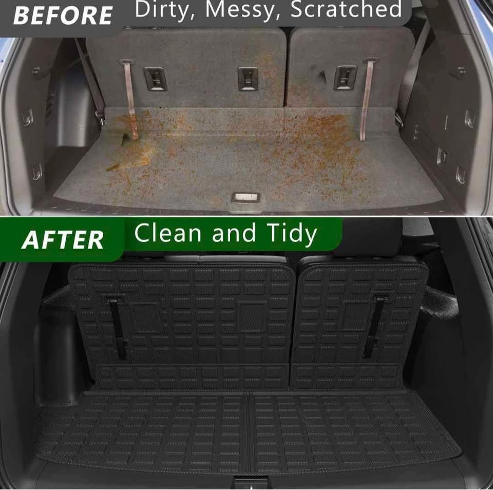 Chevy Traverse Trunk Cargo Mat with Backrest Mat - photo 2