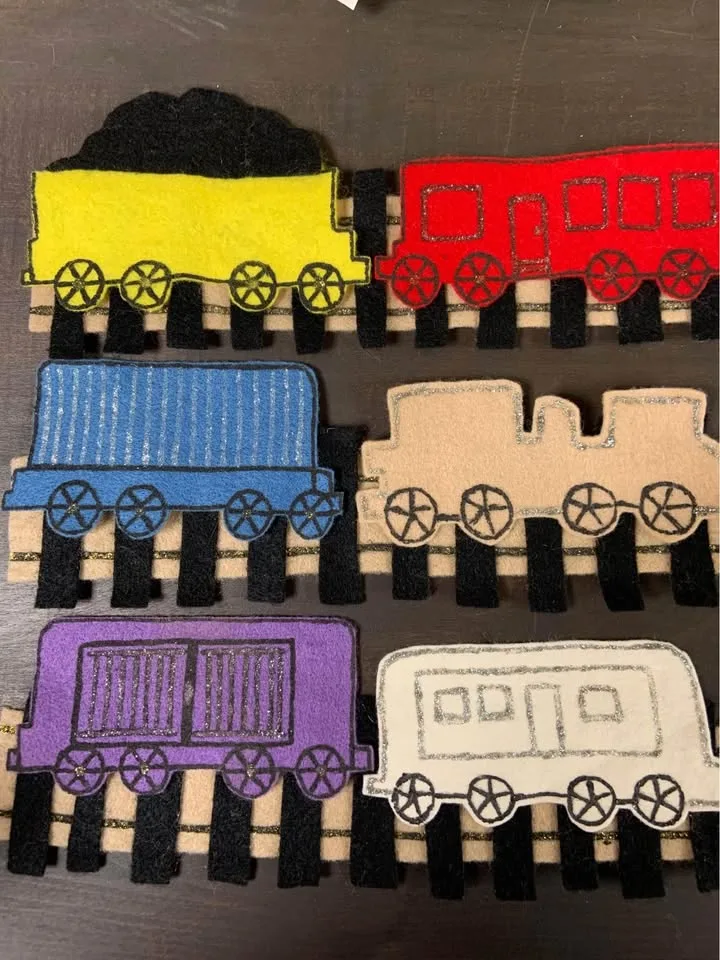 Teaching Supplies Train Books & Felt Board Activity image indicator(2)