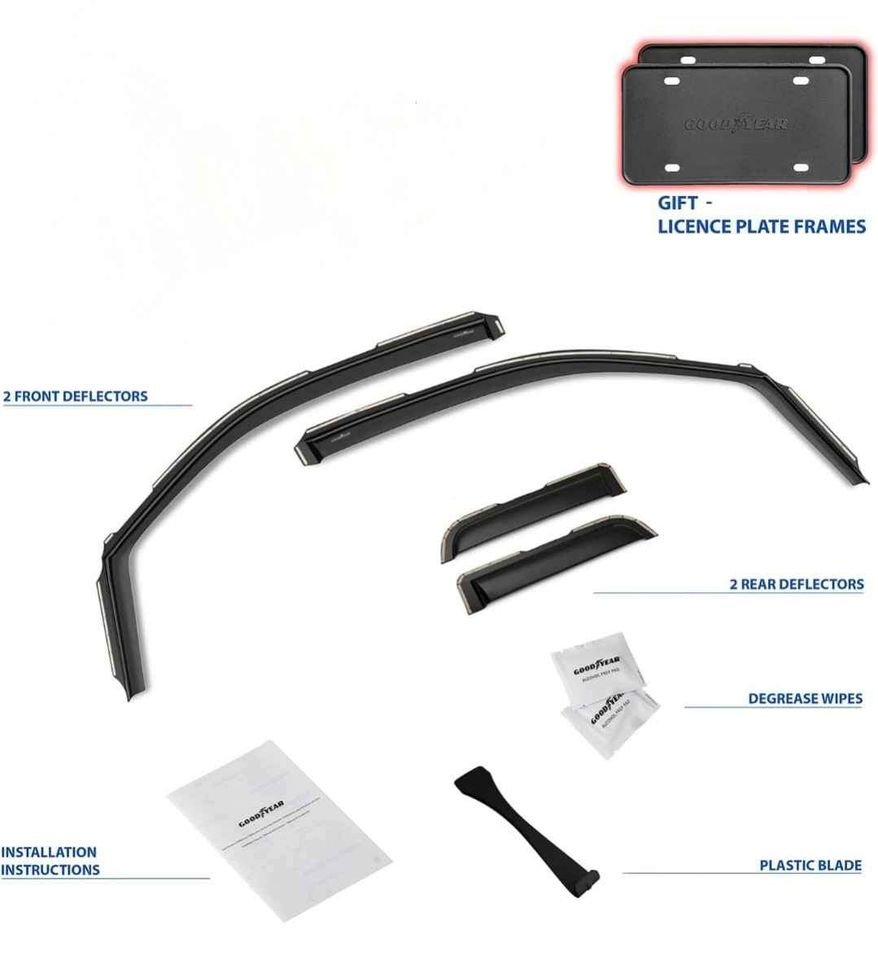 Ford F150 Window Deflectors 2004-2014 SuperCab - photo 5