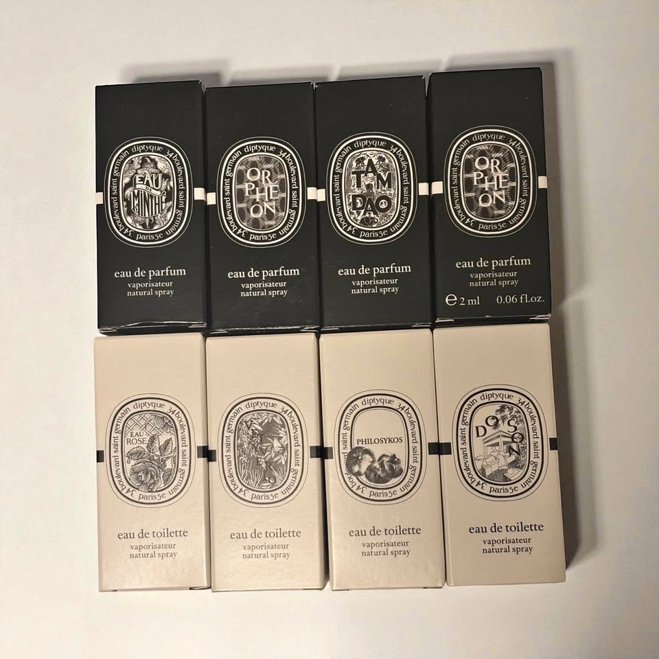 🌿 Diptyque Mini Perfume Collection – Authentic Travel Size Set