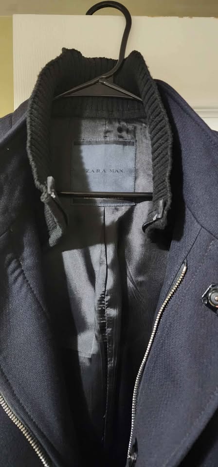 ZARA MAN Winter/Fall Coat – Size XL (Blue Color) - photo 3