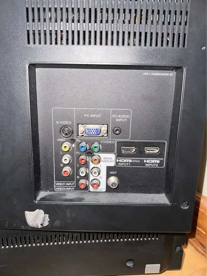 Sanyo 42” Television (TV) with Remote and Stand! image indicator(4)